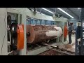 rotary spindle chuck peeling 9 feet || plywood machine