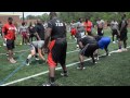 Atlanta Nike Football Training Camp OL-DL One-on-ones