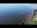 Return Trip South Mayo Street Drone Footage Crystal Beach Florida