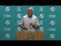 Defensive Coordinator Anthony Weaver meets with the media | Miami Dolphins