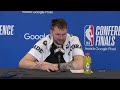 FULL CONFERENCE FINALS LUKA DONCIC POST GAME FROM GAME 1 VS TIMBERWOLVES (5/22/24)