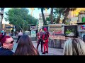 Deadpool Vs. Starlord Dance Off at Disney's California Adventure