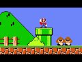If Mario use 999 Mega Mushroom Tried to Beat Super Mario Bros.?