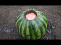 Experiment Lava vs Watermelon