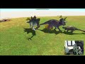 Allosaurus vs Ankylosaurus vs Stegosaurus Vs Triceratops