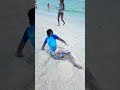 destin Florida buried himself in the sand