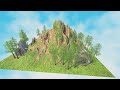 Free 3D game assets : Mountain Terrain, Rocks and Tree for Unity 3d