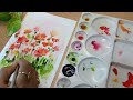 You will Love This Loose style watercolor painting! Beautiful flowers painting for your loved Ones