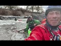 Kayaking Confluence Whitewater Park in January