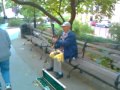 Chinese Violin in Columbus Park Chinatown NYC