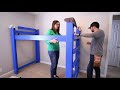 Build Your Kid's Dream Bed from 2x4's | DIY Loft Bed