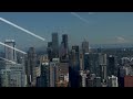 Incredible 360° view of The Space Needle Observation Tower in Seattle, WA