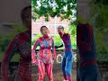 Evil Spidergirl gets a lesson from Spider Man #shorts #funny