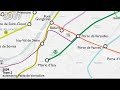 Paris Metro Expansion 1900-2030  (Métro, RER, Tram, Grand Paris Express) Animation