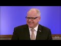 10 Serious & Not-So-Serious Questions for Gov. Tim Walz