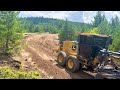 How the Legendary Machine JohnDeere 670gp Grader Crosses Huge Gaps? #johndeere #motorgrader