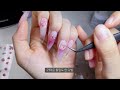 Nail ASMR | Elegant Rococo Rose Gold Nails 🥀💗 Detailed and Glamorous Nail Art Tutorial!