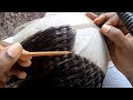 How to|diy customize a full lace wig with a human hair.