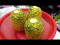 amazing fruit cutting skill, watermelon punch, cup fruit - korean street food