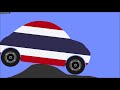 Car Race - Country Cars - Top 50 Populated Countries 2020 - Algodoo