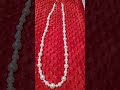 39 1/2 inch white Pearl necklace