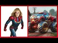 Superheroes But Monster Truck 🚛 Version 🔥 All Characters ( MARVEL & DC ) 2024