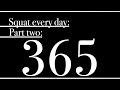 Squat every day 365: Almost 1 Year