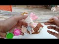 beautiful baby sleeping angel making with clay // Angel statue painting #painting #idolpainting