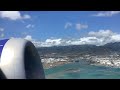 Taking off from Hawaii