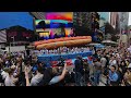 Nathan’s Famous Hot Dog & Major League Eating Times Square event @majorleagueeating @BadlandsChugs