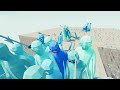 100x ICE ZOMBIE + 1 GIANT vs EVERY GOD - Totally Accurate Battle Simulator TABS