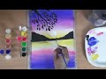 Easy painting idea for beginners step-by-step #watercolorpainting #postercolor #acrylicpainting