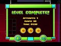 Stereo Madness (All Coins) Geometry Dash