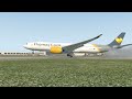 A330 Neo Smooth Landing - Rate it in the comments! (mouse yoke) #swiss001landing