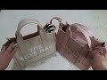 Marc Jacobs Mini Tote bag - Comparison Leather Vs Canvas, Which one to get?