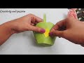 How To Make Easy Paper Basket / DIY Origami Basket / Paper Craft Ideas