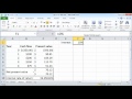 NPV and IRR in Excel 2010