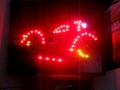 led bild motorrad im dunkeln