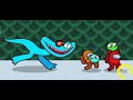 Rainbow Friends 2 Cyan Vs Rainbow Friends 3 Cyan Vs Milkshake Prop Monsters Cyan