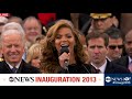 Beyonce National Anthem at Presidential Inauguration Ceremony 2013 | ABC News