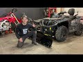 How to Install a SNOWPLOW on a Can-Am OUTLANDER / MAX'S MOTO SHOP