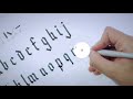 EASY Gothic Calligraphy Alphabet Tutorial - Learn Blackletter