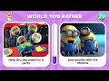 Would You Rather DESPICABLE ME 4 Edition! Quiz Mini Minds