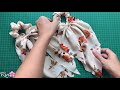 Easy Bow Scrunchie ✅✅ DIY HAIR SCRAF . How to make Scrunchie Tutorial.