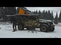 Peaceful Remote Snow Camping In My Jeep Gladiator