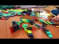 Topple Time!  5 Year Old Builds & Topples BULK Dominoes