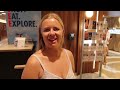 Carnival Mardi Gras Cruise Day 3 - FULL Ship Tour, Food, Shops & Entertainment!