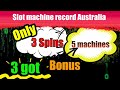 Slot Machine record Australia. No one done it before. Must watch very interesting