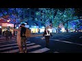 Osaka Night Walk - Midosuji Illumination DJI Pocket 2 4K Japan