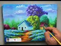 Spring Session ||  Acrylic Nature Painting on Canvas for Beginners